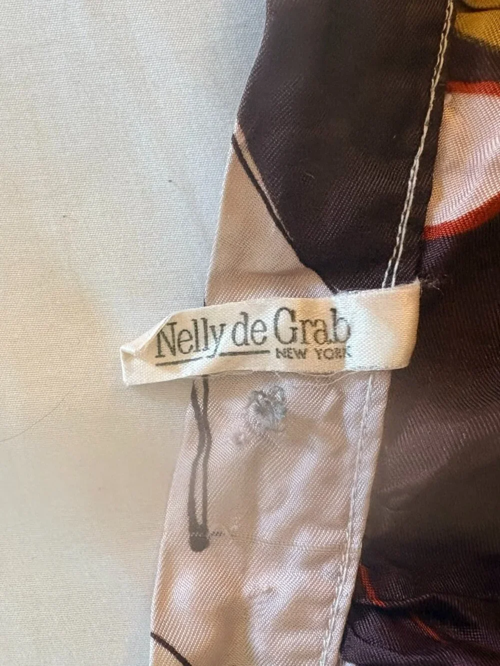 Vintage Nelly de Grab Wrap Skirt in Pinks and Browns. XS to S (adjustable)